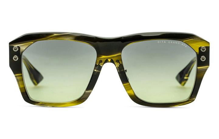 Dita Men's Grand Apx Sunglasses Green Gold FSN426591 USA